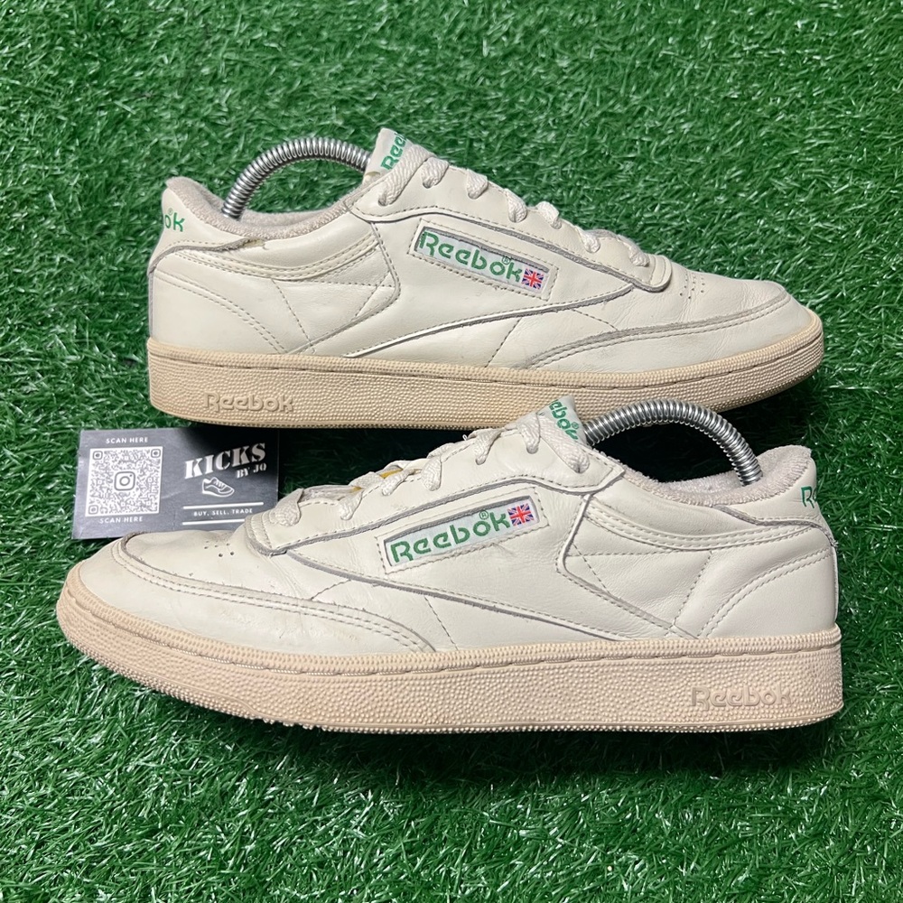 Reebok Club C 85 Vintage Chalk Green Cream Size 9.5 (DV6434)